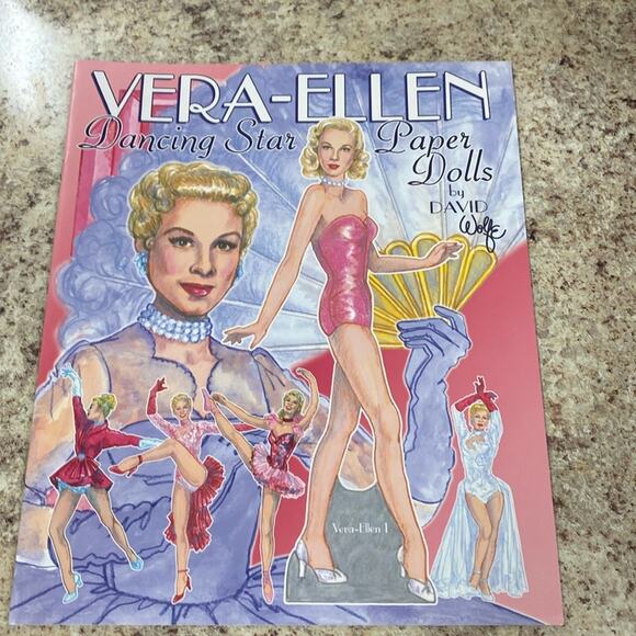 Vintage Vera Ellen Dancing Star Paper Dolls by David Wolfe - Picture 1 of 3